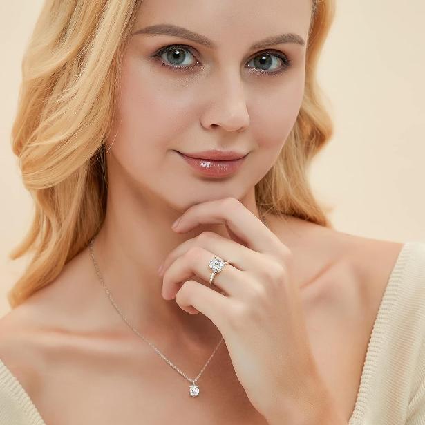 🎄 Christmas sale now🎄【 Official Brand Store 】Lymphatic Magnetic Therapy Germanium Diamond Ring
