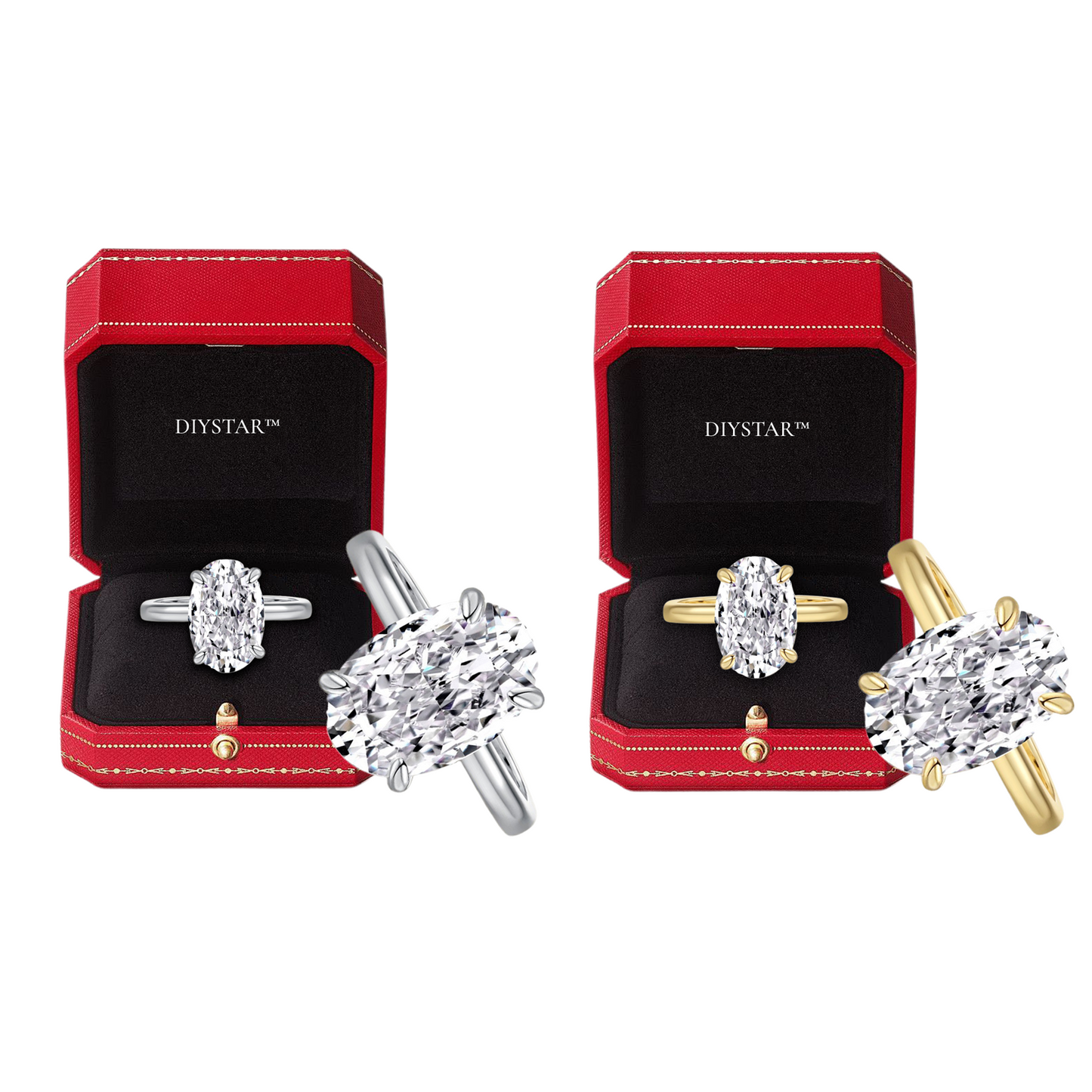 🎄 Christmas sale now🎄【 Official Brand Store 】Lymphatic Magnetic Therapy Germanium Diamond Ring