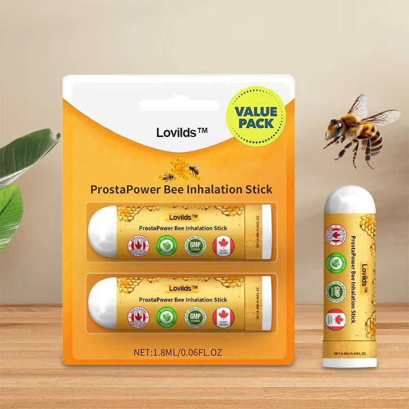 Say goodbye to prostate discomfort🍀LOVILDS ProstaPower Bee Inhalation Stick🍀(Fast-acting and long-lasting)