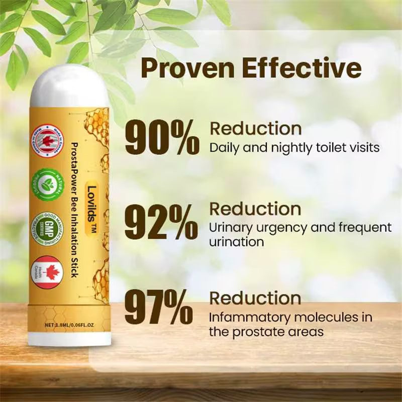 Say goodbye to prostate discomfort🍀LOVILDS ProstaPower Bee Inhalation Stick🍀(Fast-acting and long-lasting)