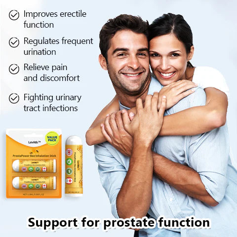 Say goodbye to prostate discomfort🍀LOVILDS ProstaPower Bee Inhalation Stick🍀(Fast-acting and long-lasting)
