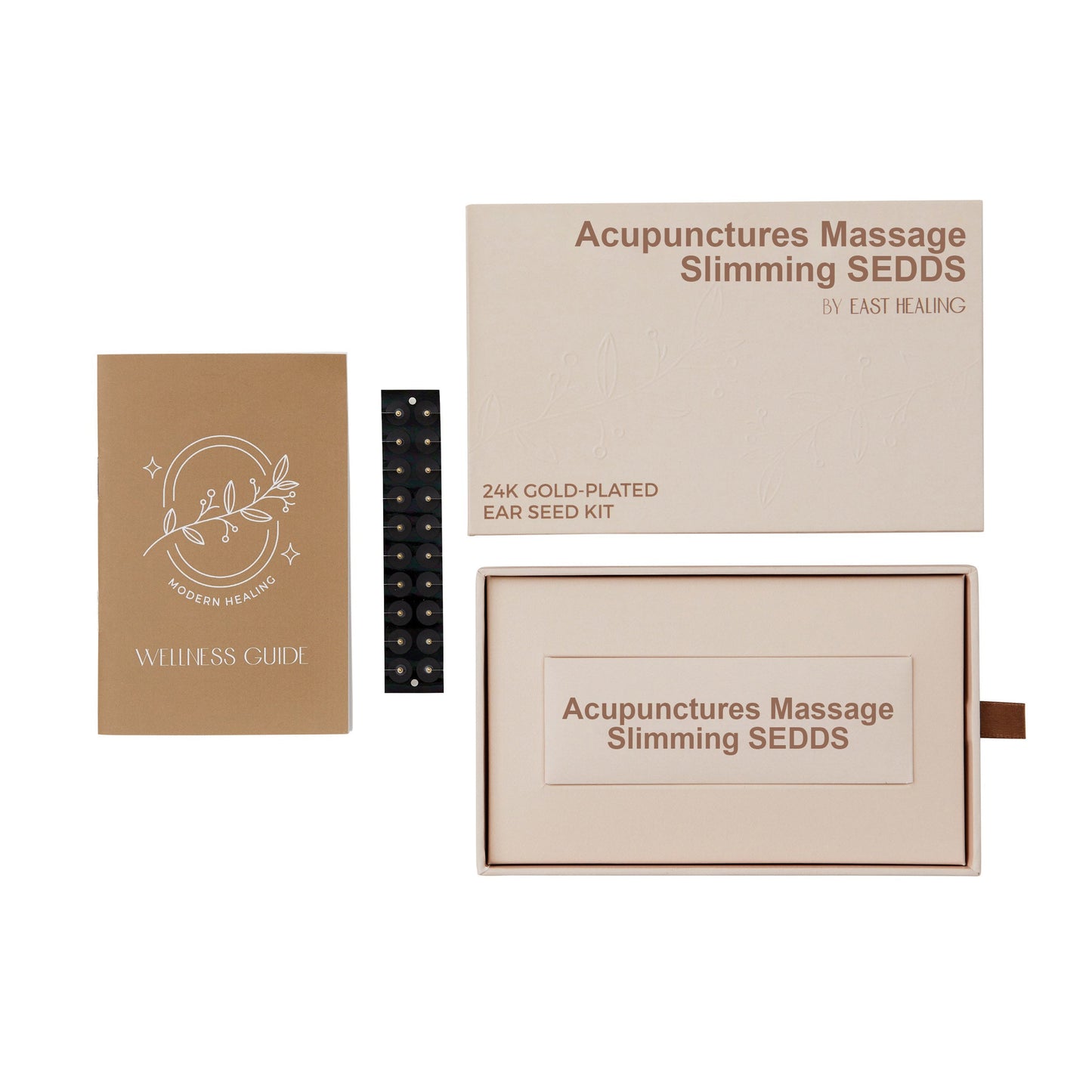 (LIMITED TIME DISCOUNT π₯ LAST DAY) 24K Gold/Silver/Nickel Massage Acupunctures Slimming Ear Seed Set