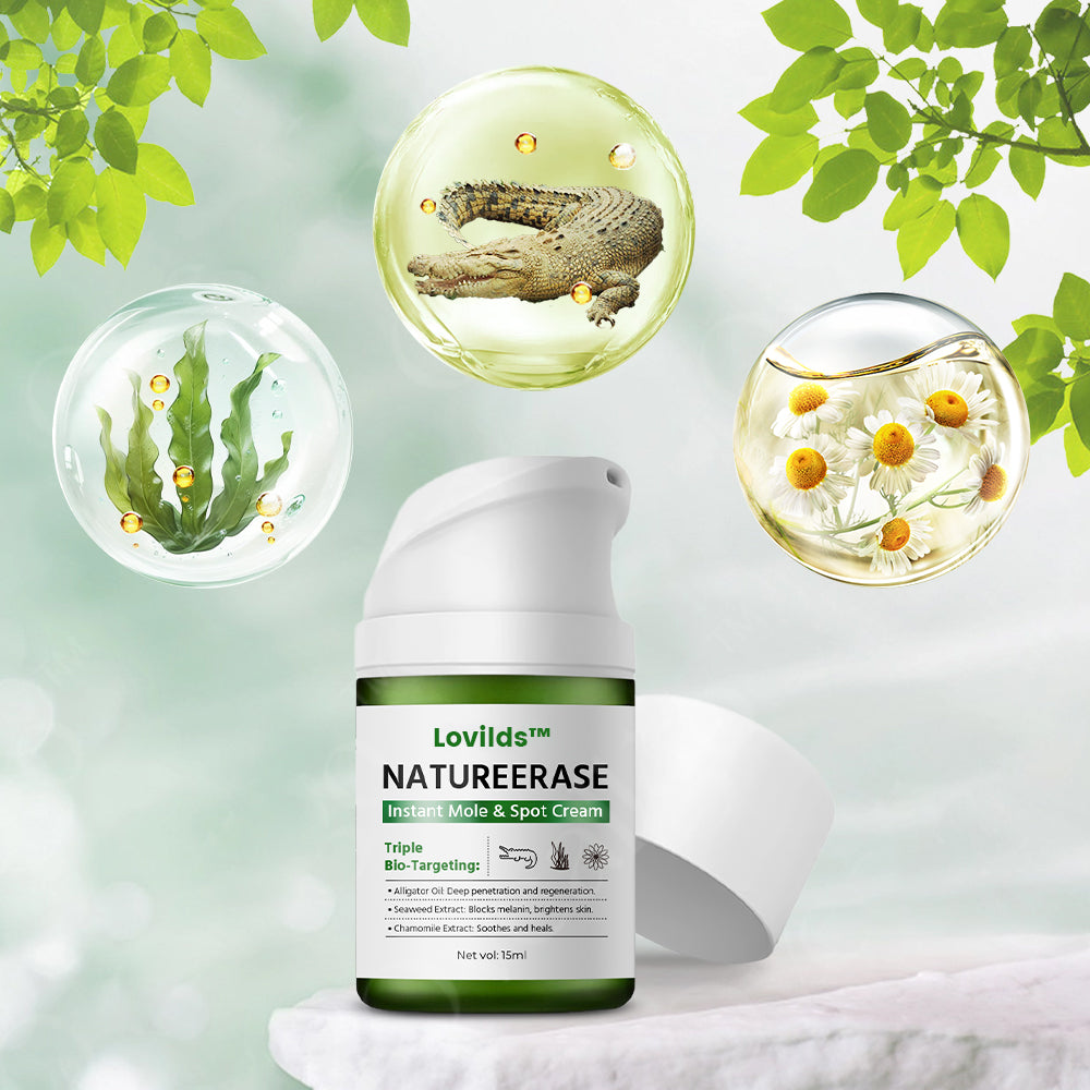 ✅Official Store: LOVILDS™ NatureErase Instant Mole & Spot Cream