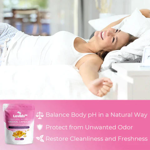 LOVILDSâą Instant Itch Relief & Natural Detox & Firming Repair & Pink and Tender Natural Capsulesđ„„đ„„