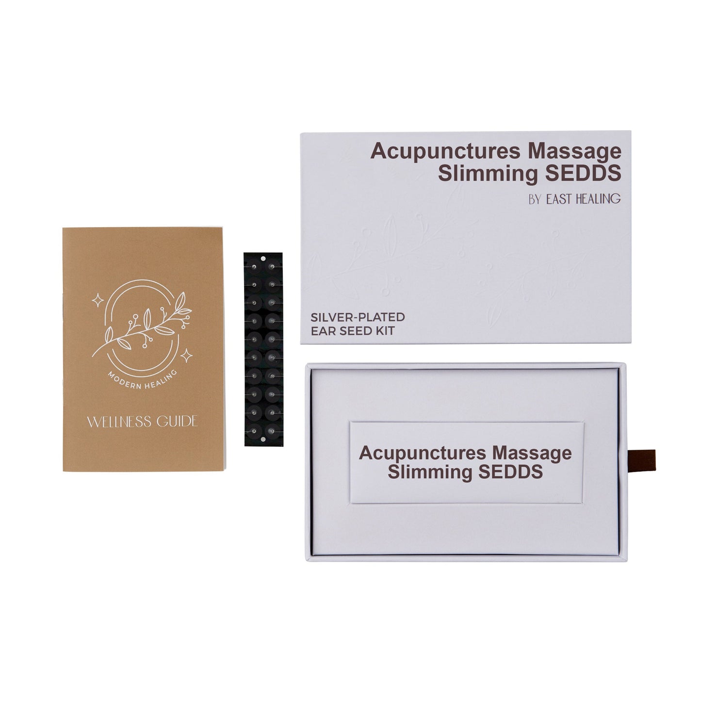 (LIMITED TIME DISCOUNT π₯ LAST DAY) 24K Gold/Silver/Nickel Massage Acupunctures Slimming Ear Seed Set