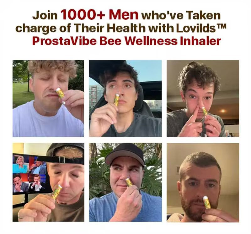Say goodbye to prostate discomfort🍀LOVILDS ProstaPower Bee Inhalation Stick🍀(Fast-acting and long-lasting)
