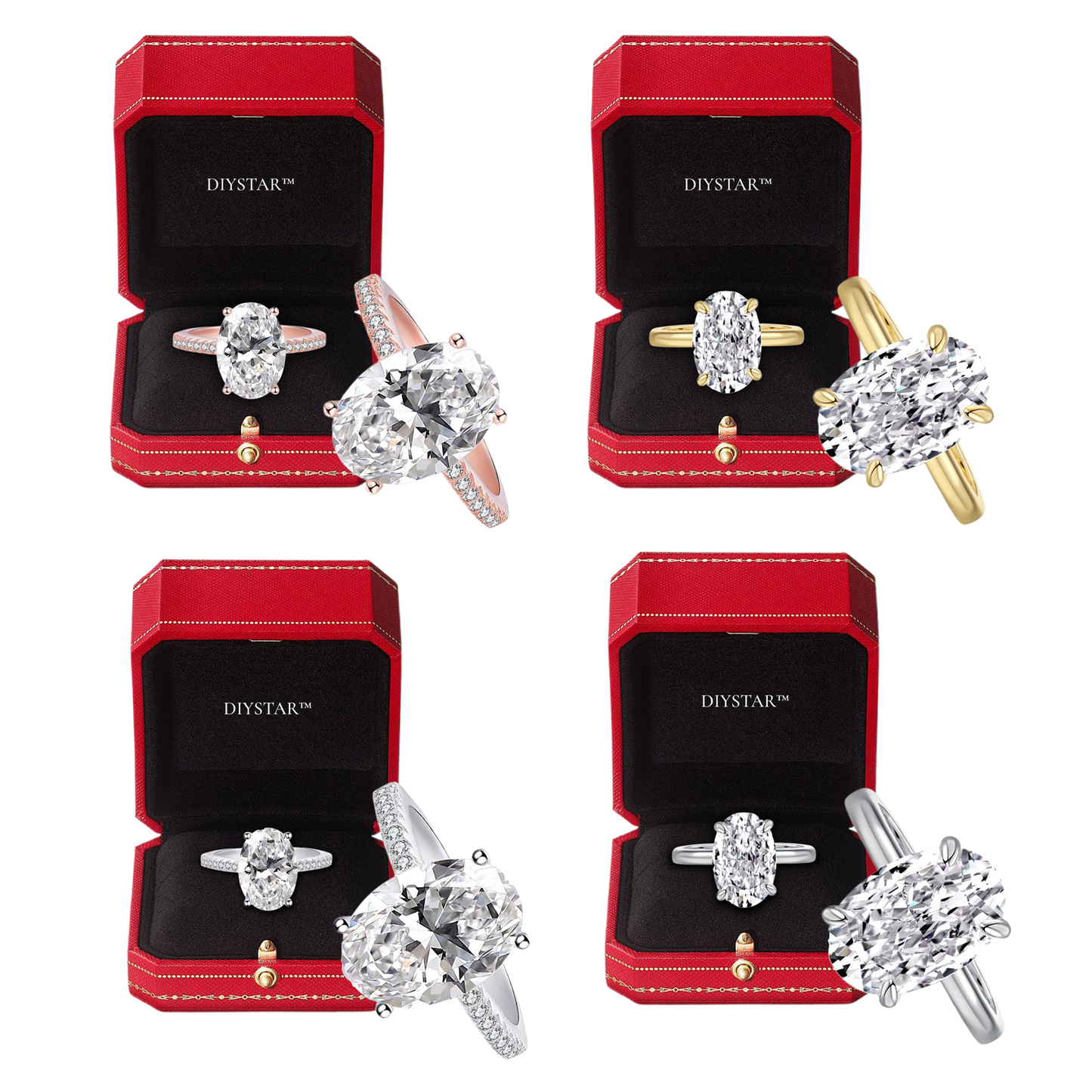 🎄 Christmas sale now🎄【 Official Brand Store 】Lymphatic Magnetic Therapy Germanium Diamond Ring