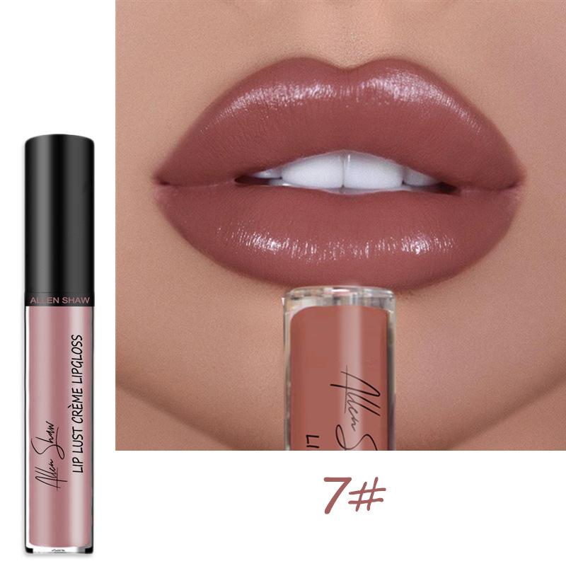 12Colors Creamy Nude Pink Long Lasting Liquid Lipstick