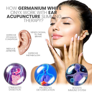 Astennu Lymphvity Auriculotherapy White Onyx EarCuff（Limited time discount 🔥 last day）